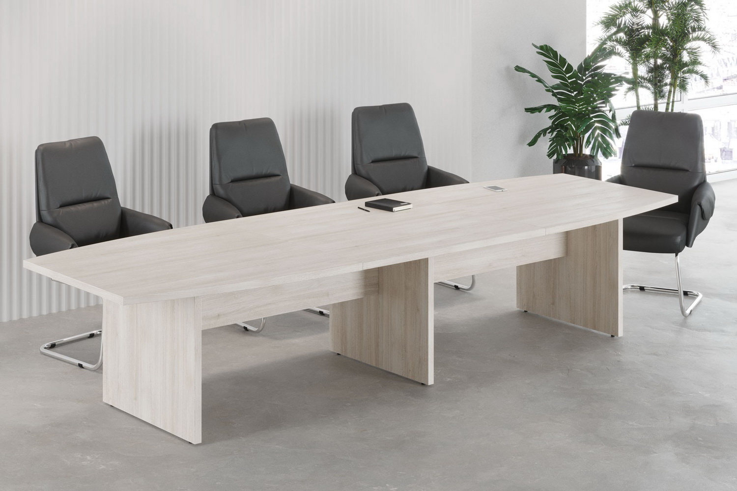 столы для переговоров zion дуб шамони светлый фото