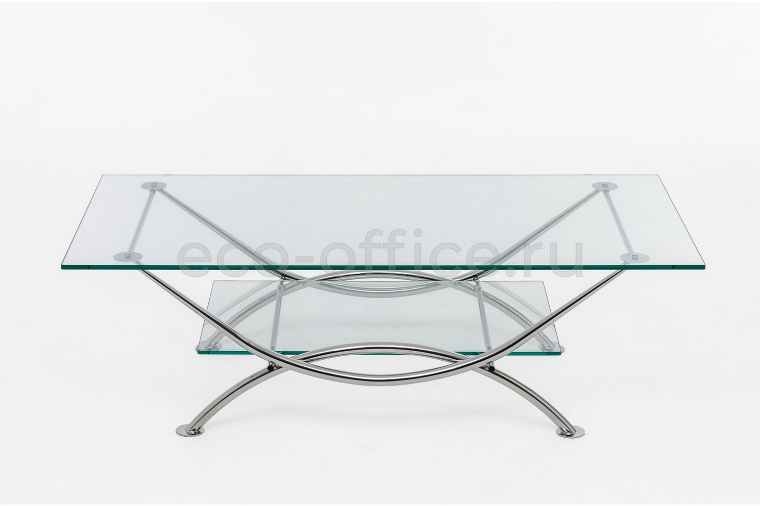 Стол кофейный ARCO clear glass Прозрачное стекло  стоимость