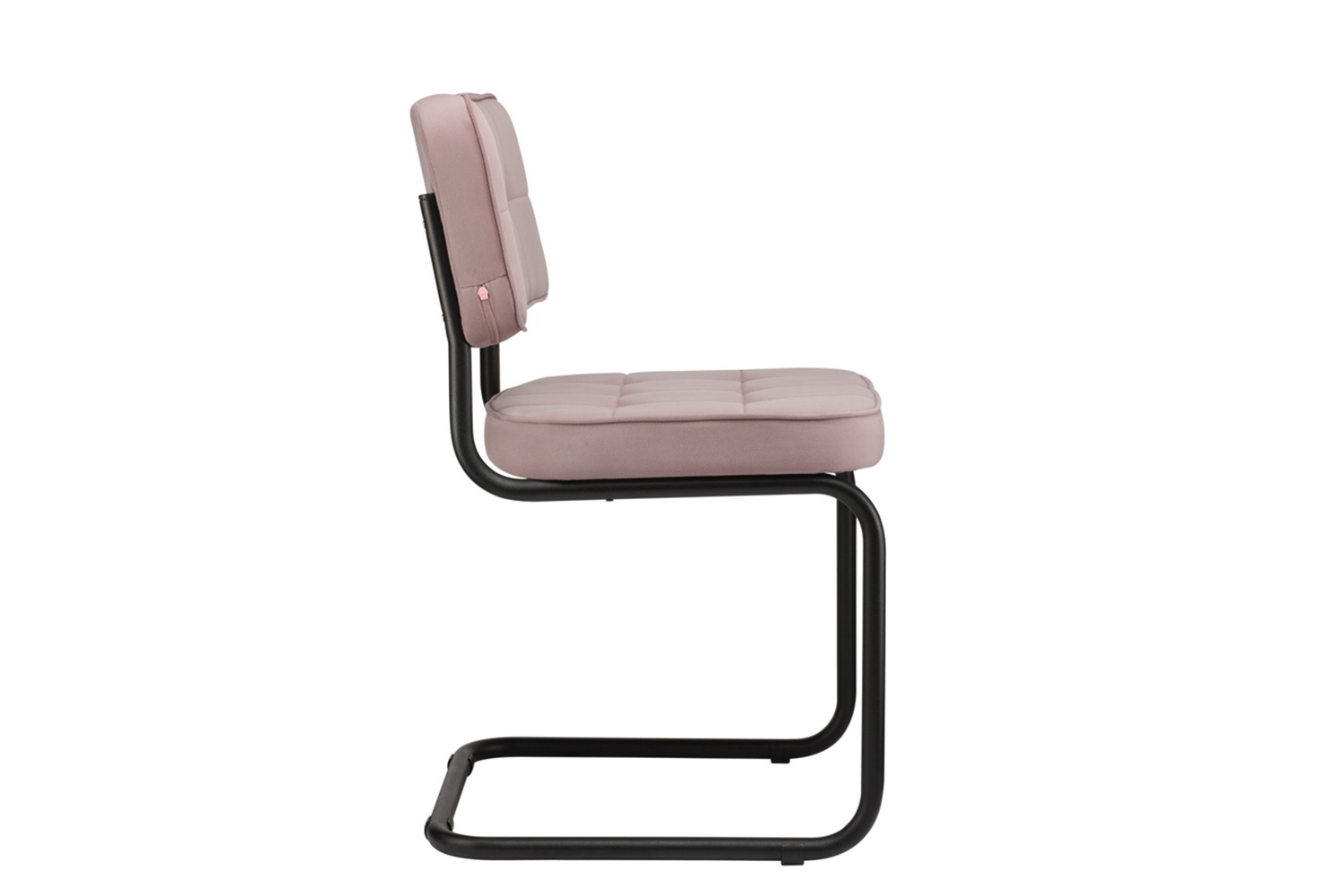 конференц-кресло eco-chair colombo comfort clm-05 розовый велюр / чёрный металл фото