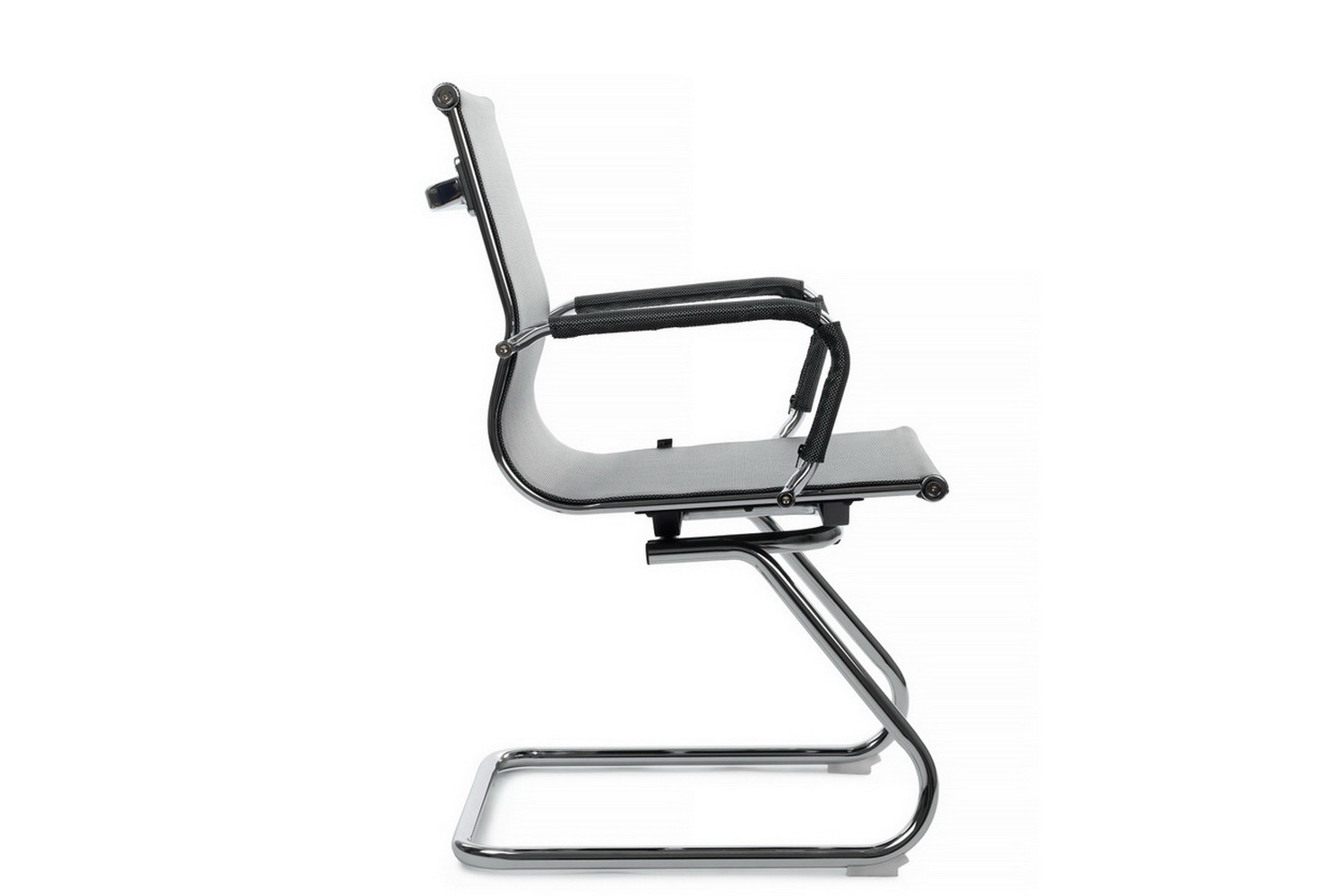 Конференц-кресло RV Chair HUGO 6001-3E Серебристо-серая сетка  стоимость