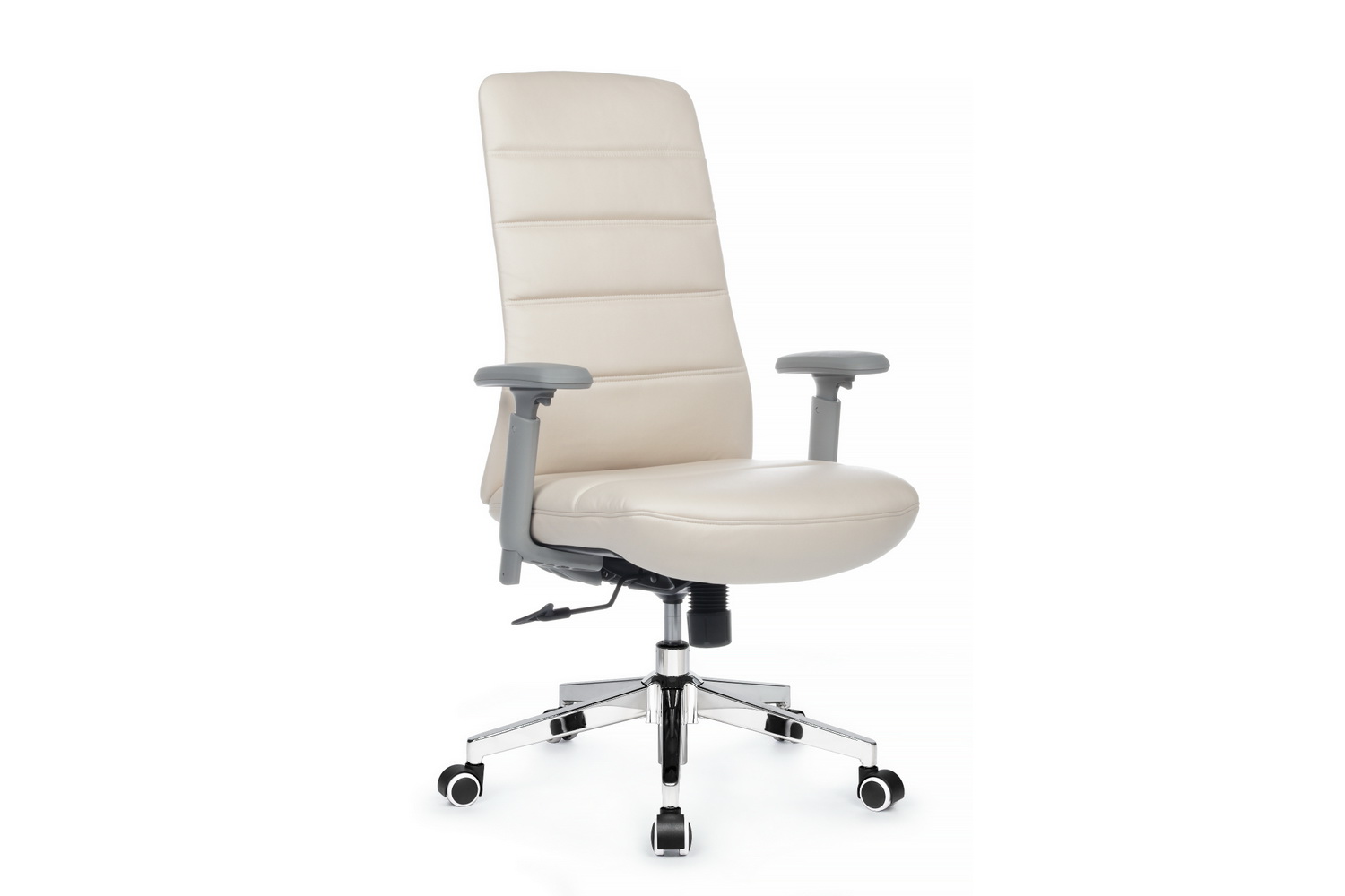 кресло руководителя rv chair sam-m b654-1 кремовая экокожа фото