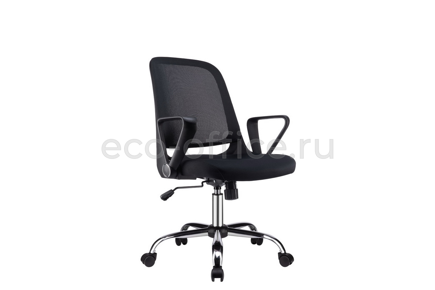 Кресло офисное RV Design W-158 Чёрный пластик / Чёрная сетка купить в #REGION_NAME_DECLINE_PP#