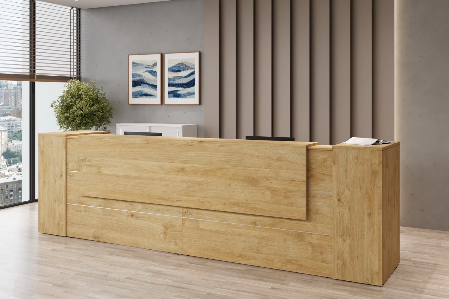 Ресепшн ONIX Тиквуд Светлый  стоимость