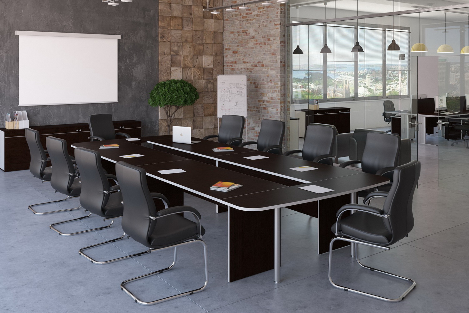 столы для переговоров swift венге фото