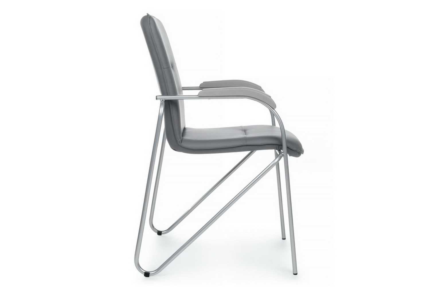 конференц-кресло rv chair самба smb-03 серая экокожа фото