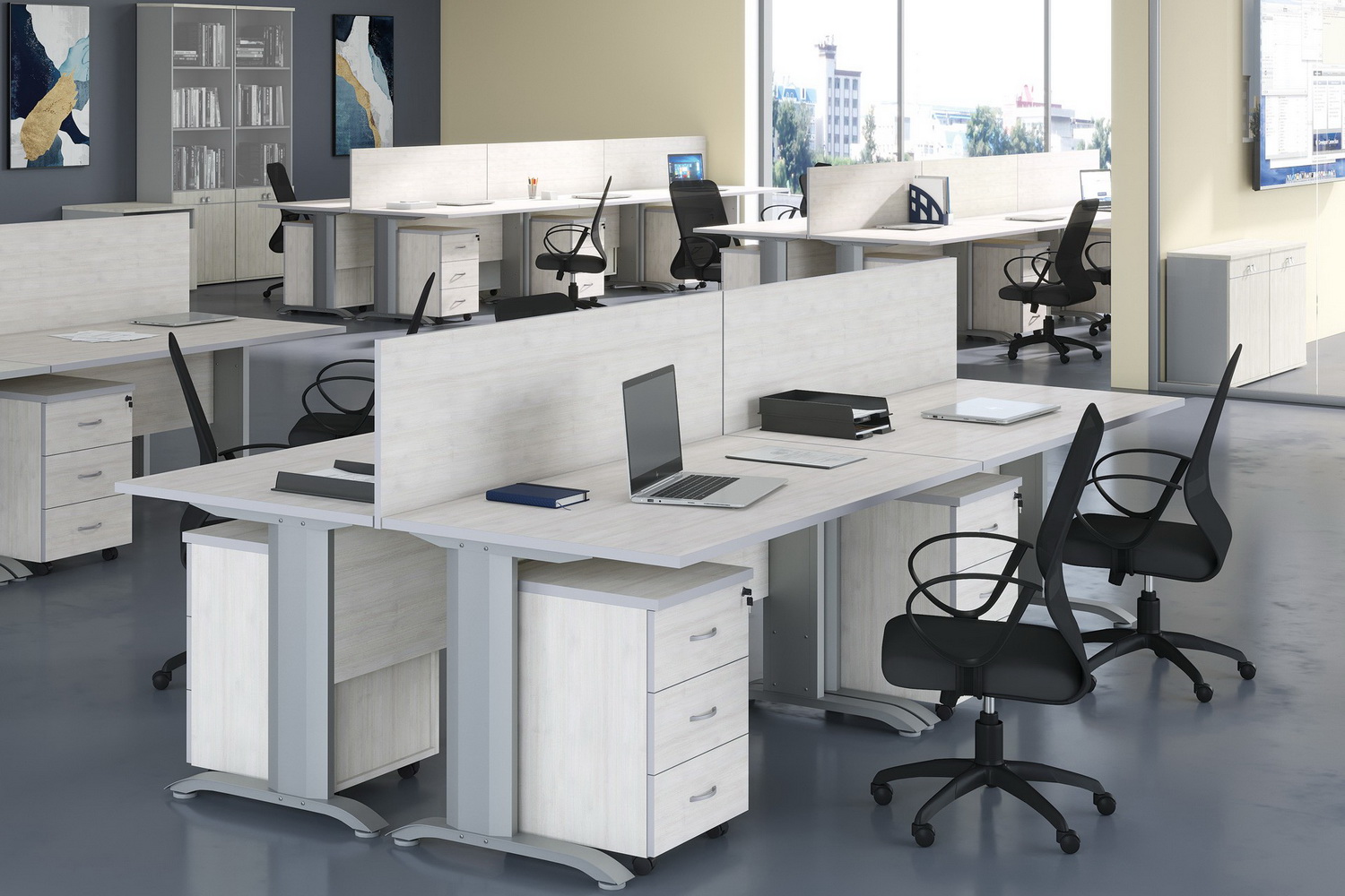 мебель для персонала swift дуб шамони светлый фото