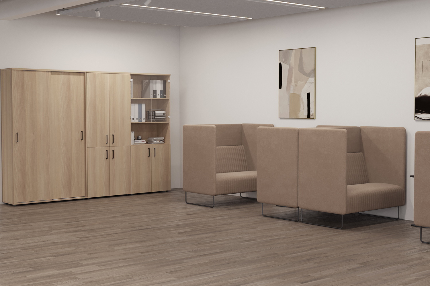 столы для переговоров style project акация лорка / белый фото
