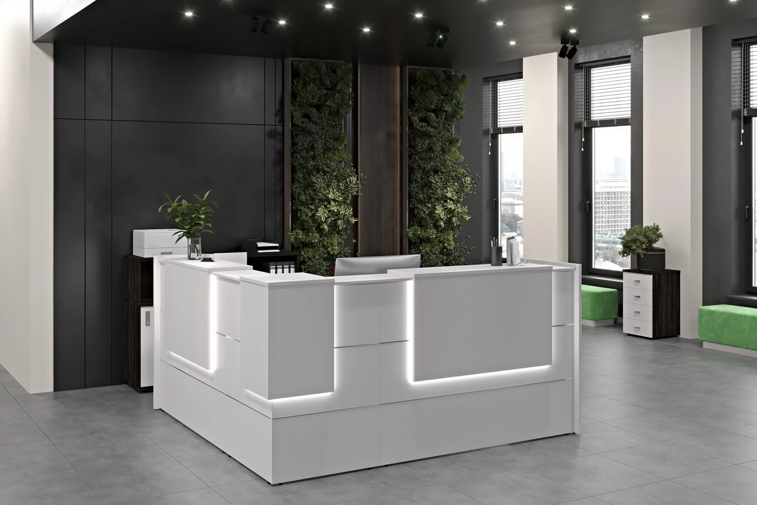 Ресепшн ONIX Белый Бриллиант  стоимость