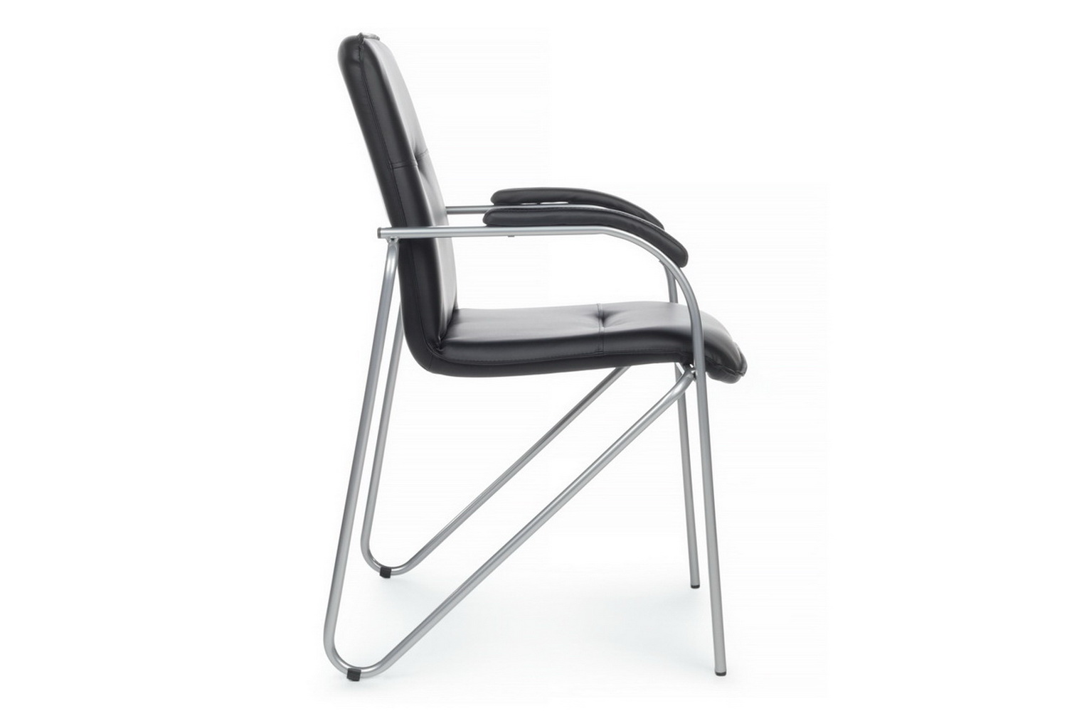 конференц-кресло rv chair самба smb-01 чёрная экокожа фото