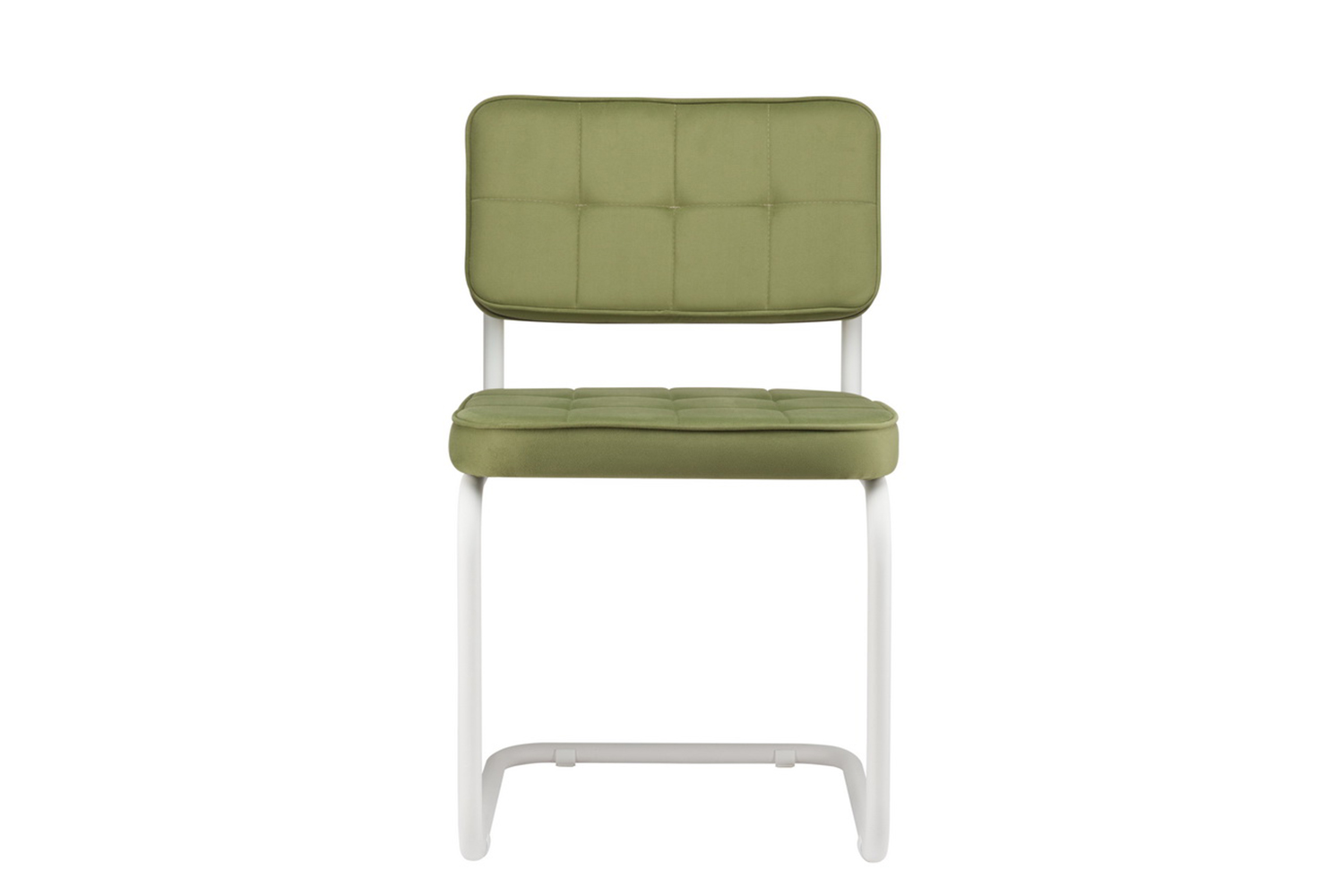 конференц-кресло eco-chair colombo comfort clm-05 оливковый велюр / белый металл фото
