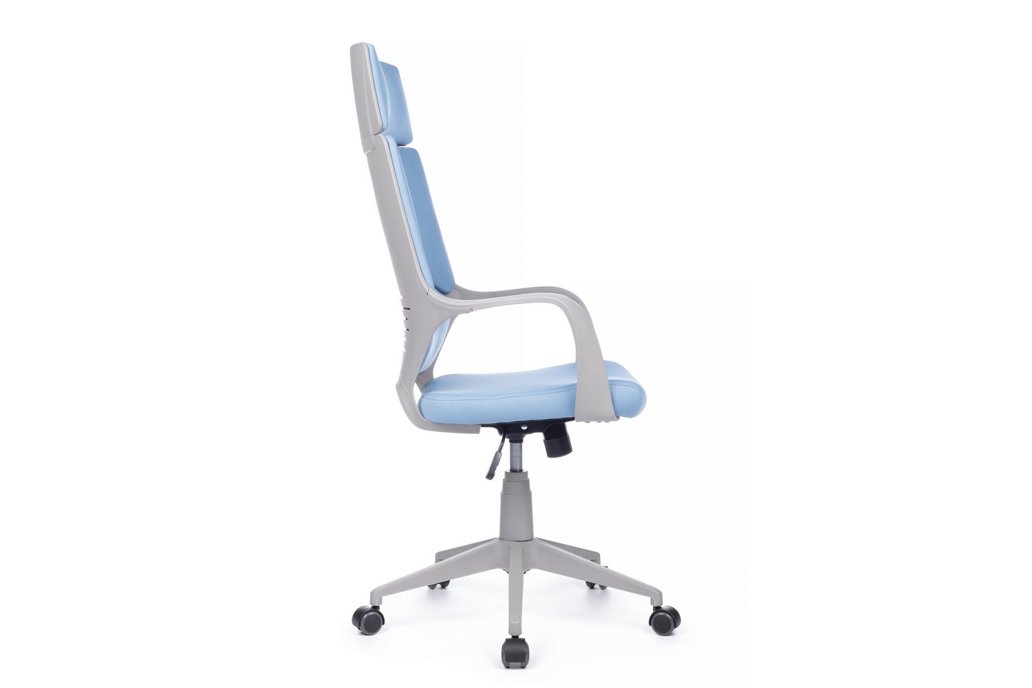 Кресло офисное RV Chair IQ RV 8989 Серый пластик / Синяя ткань  стоимость
