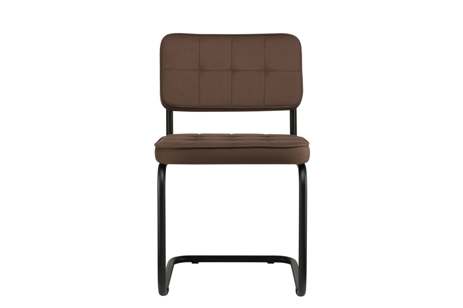 комплект конференц-кресел eco-chair colombo comfort clm-05 коричневый велюр / чёрный металл фото