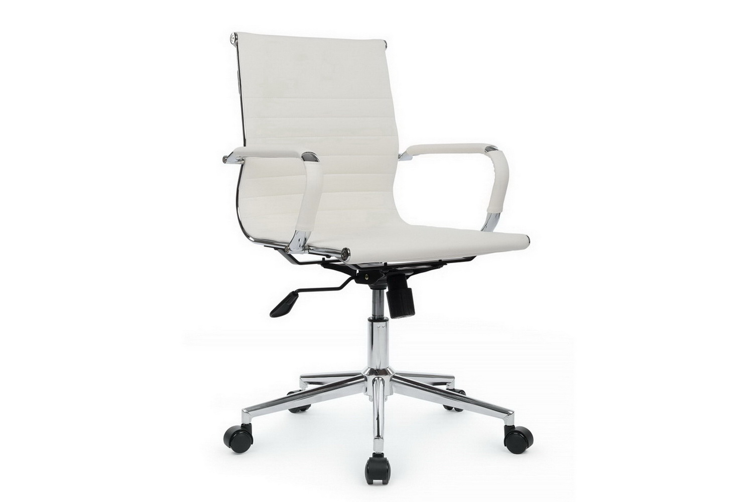 Кресло руководителя RV Chair HUGO 6002-2SE Белая экокожа  стоимость