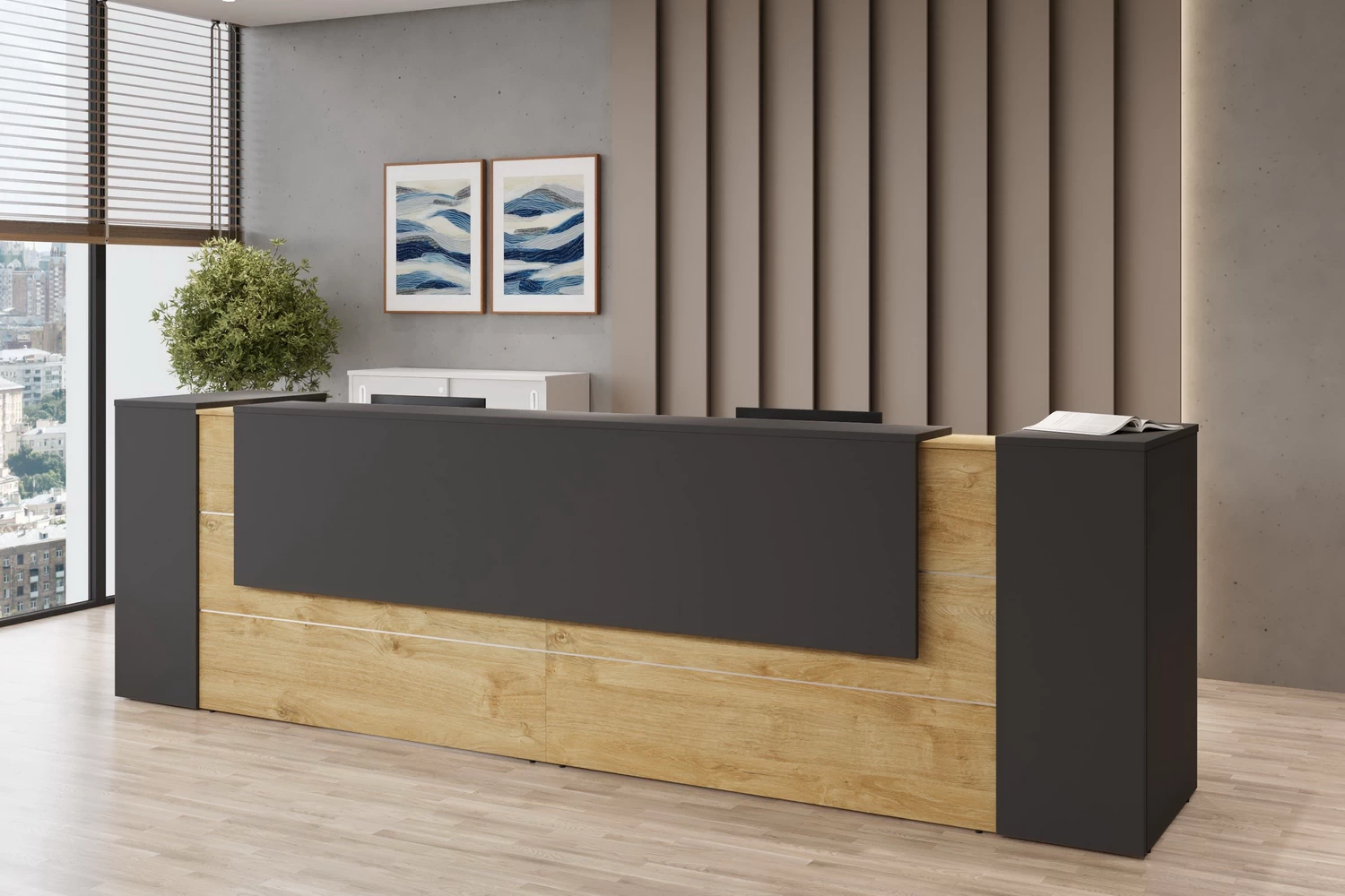 Ресепшн ONIX Тиквуд Светлый  стоимость