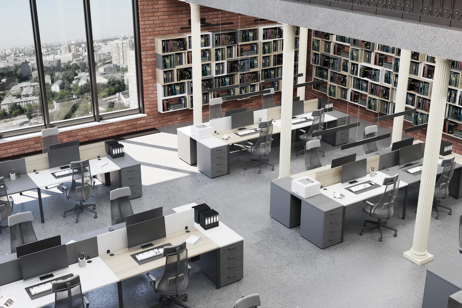 мебель для персонала смарт белый фото