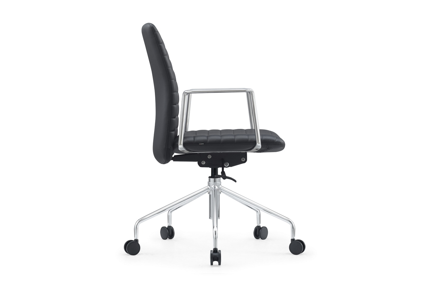 кресло офисное rv design lino b2410 черная экокожа фото