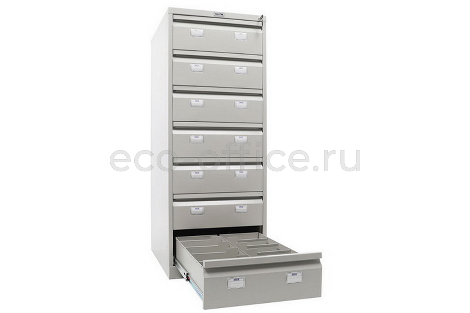 Шкаф картотека ПРАКТИК AFC-07С Серый RAL 7038  стоимость