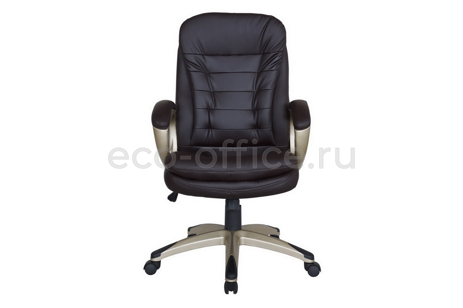 Кресло руководителя RV Chair SOFT 9110 Тёмно-коричневая экокожа  стоимость