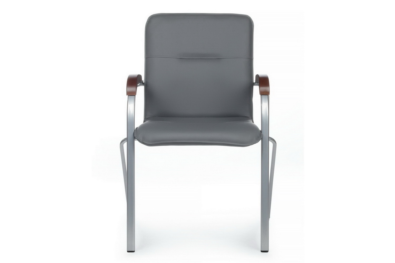 конференц-кресло rv chair самба smb-02 серая экокожа фото