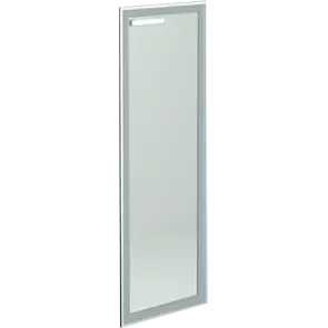 Дверь стеклянная в алюминиевой раме правая Protech НТ-601.СР.ПР.Ф Сатинат фото