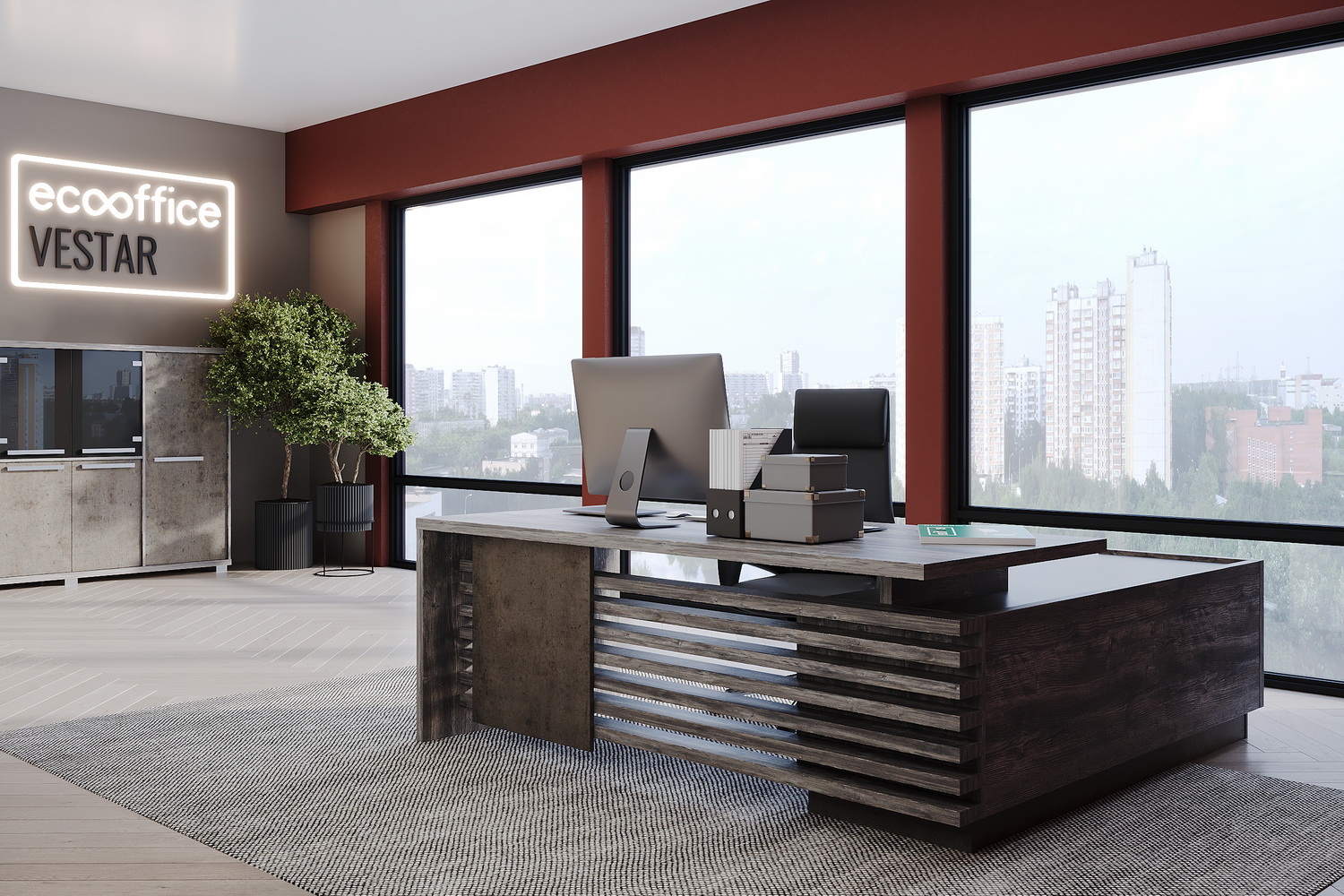Кабинет руководителя VESTAR Сосна Пасадена / Бетон Чикаго  стоимость