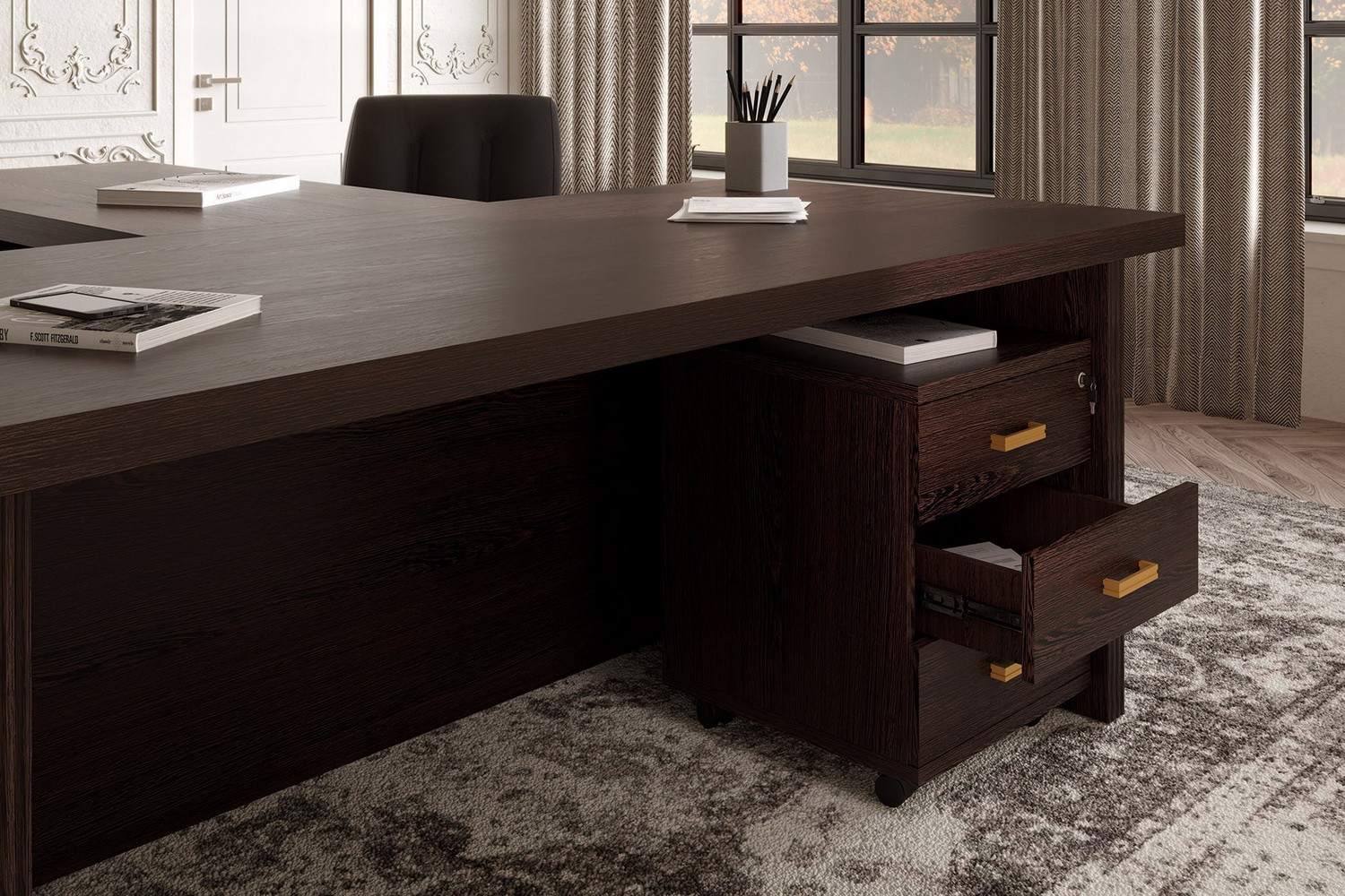 кабинет руководителя monza венге фото