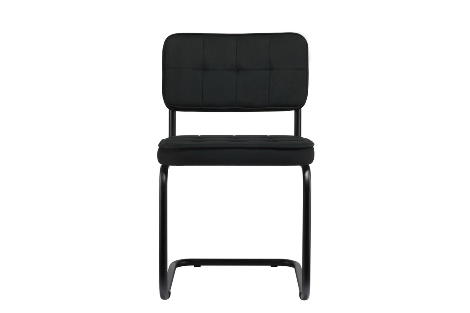 комплект конференц-кресел eco-chair colombo comfort clm-05 чёрный велюр / черный металл фото