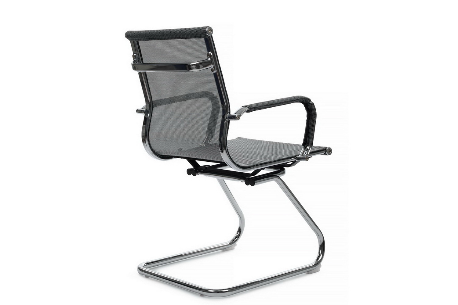 Конференц-кресло RV Chair HUGO 6001-3E Серебристо-серая сетка  стоимость