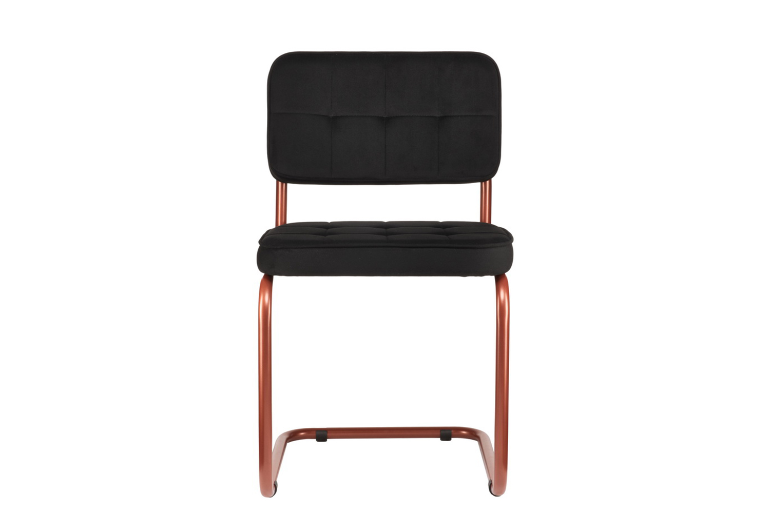 комплект конференц-кресел eco-chair colombo comfort clm-05 чёрный велюр / терракот метал фото