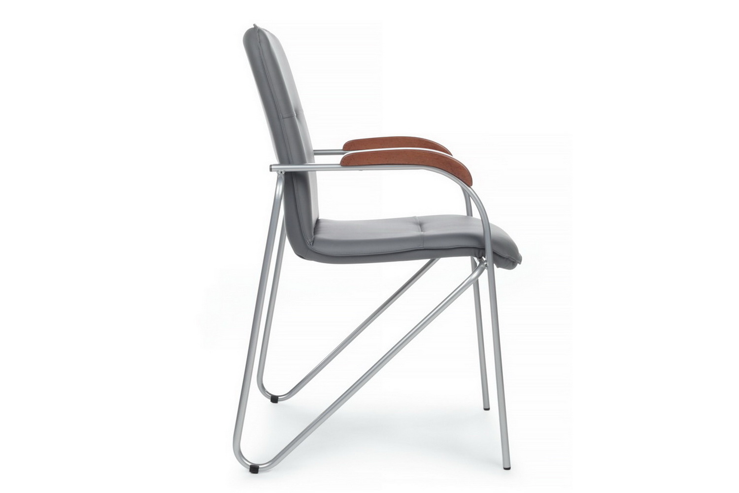конференц-кресло rv chair самба smb-02 серая экокожа фото