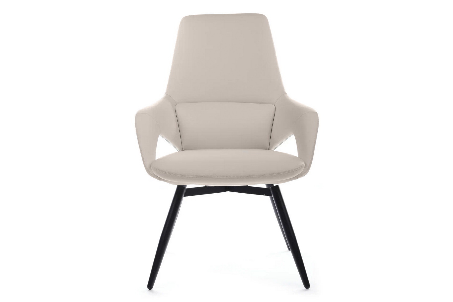 Конференц-кресло RV Design AURA-ST FK005-C Светло-бежевая кожа  стоимость