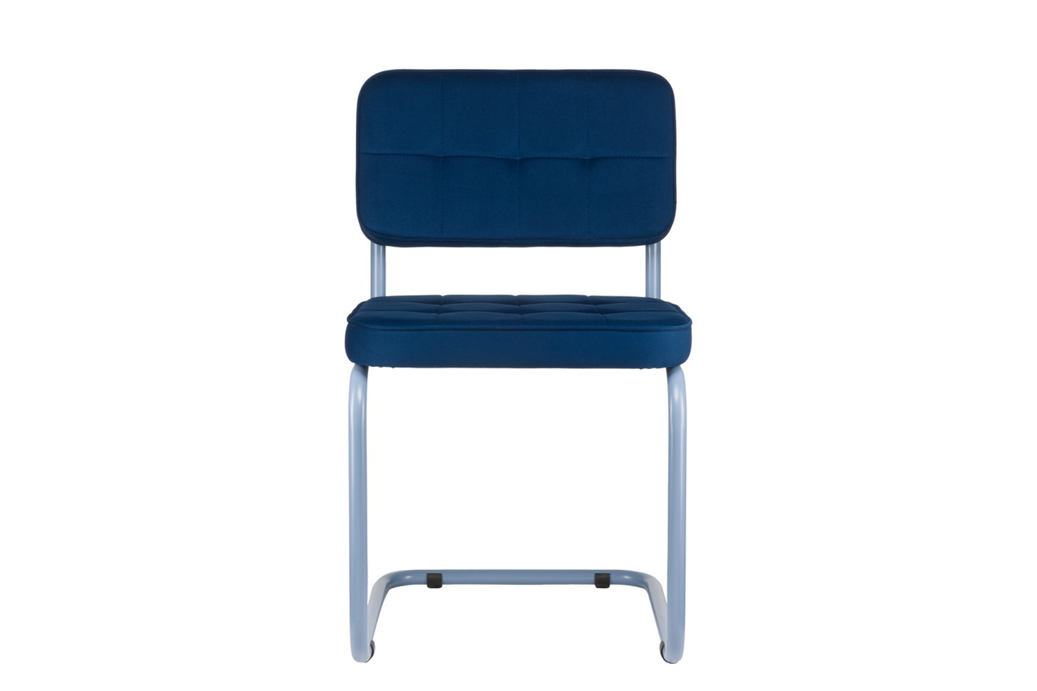 комплект конференц-кресел eco-chair colombo comfort clm-05 синий велюр / синий пудровый металл фото