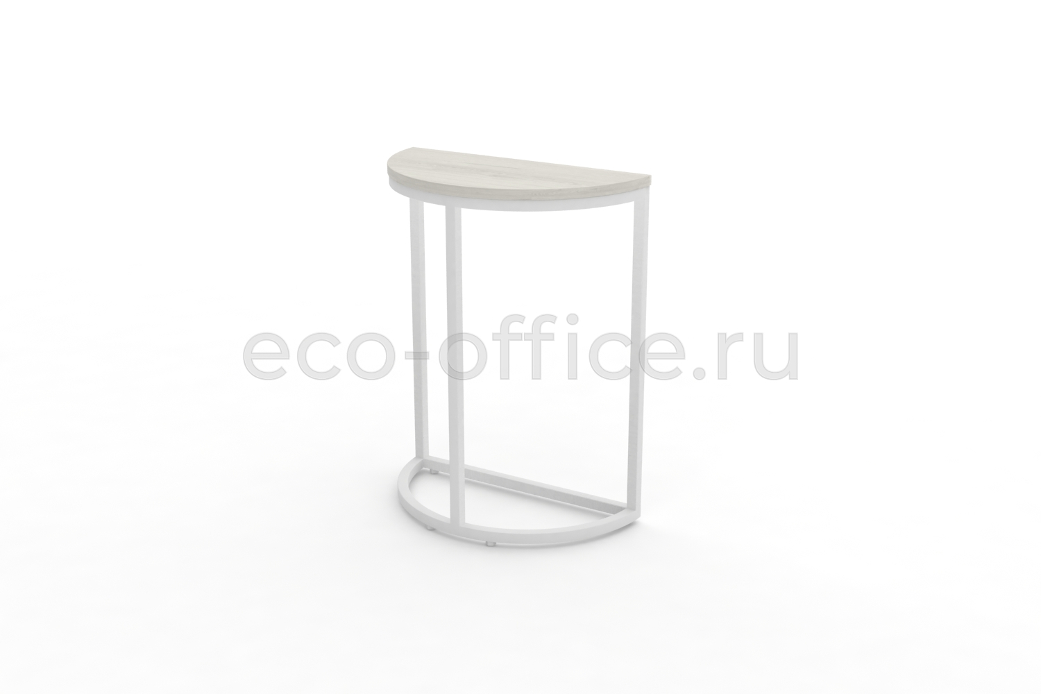 Стол журнальный SLICE-650 Дуб Наварра / Белый металл  стоимость