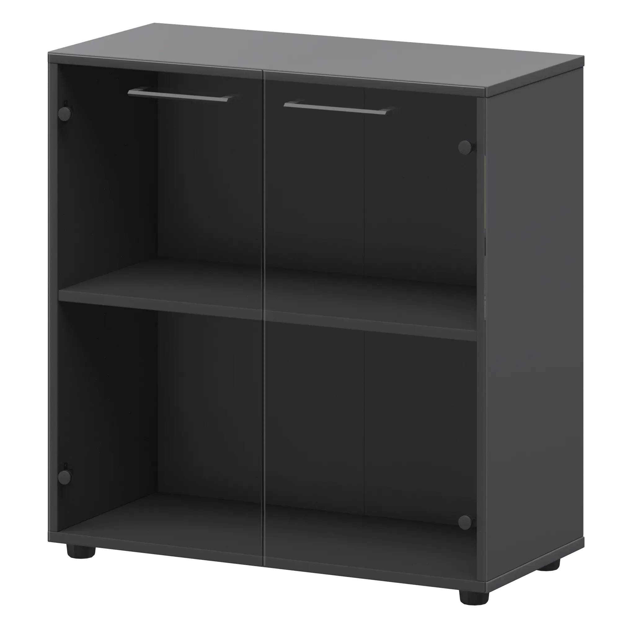 купить шкаф низкий со стеклом protech смш28s графит #REGION_NAME_DECLINE#