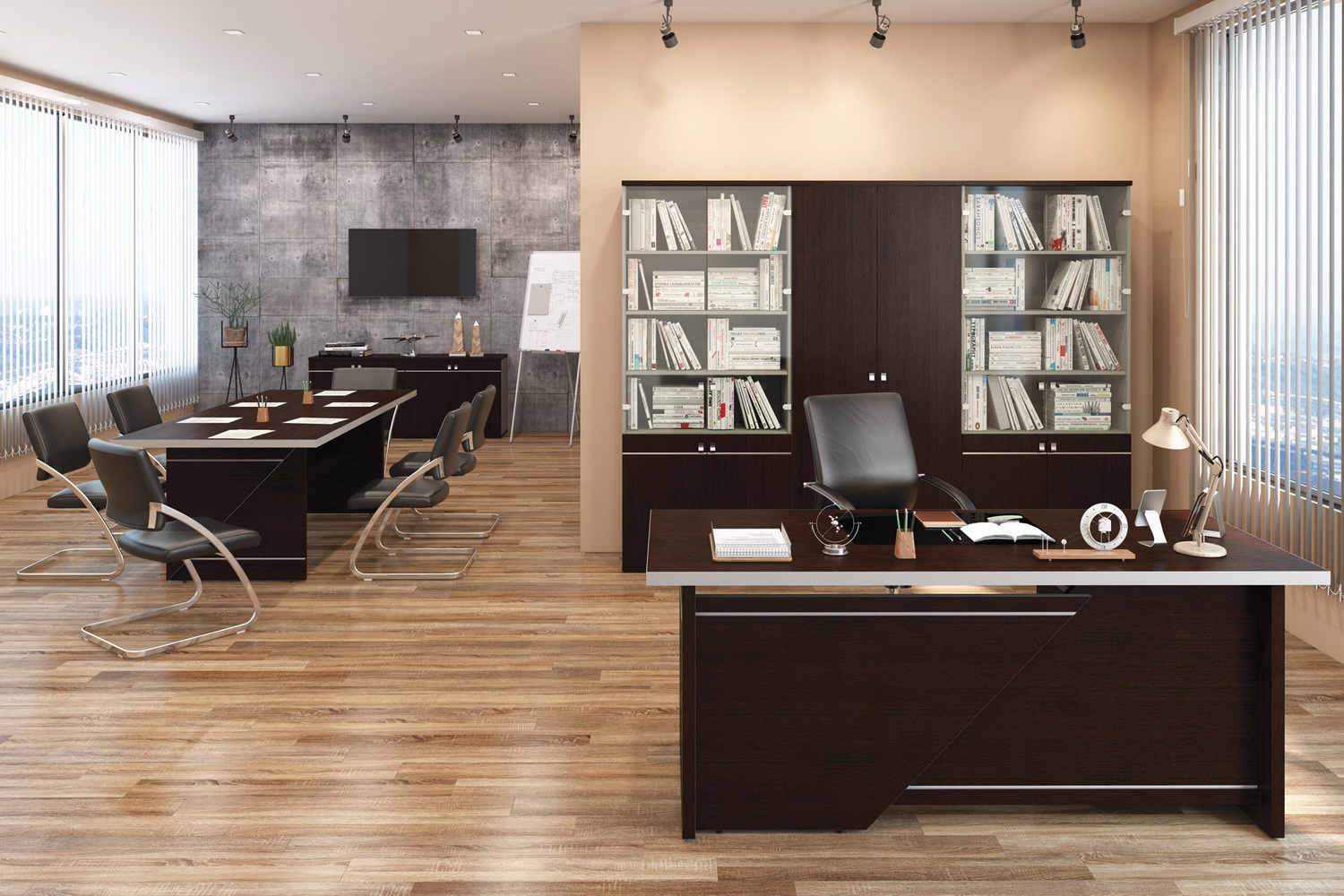 кабинет руководителя zoom венге фото