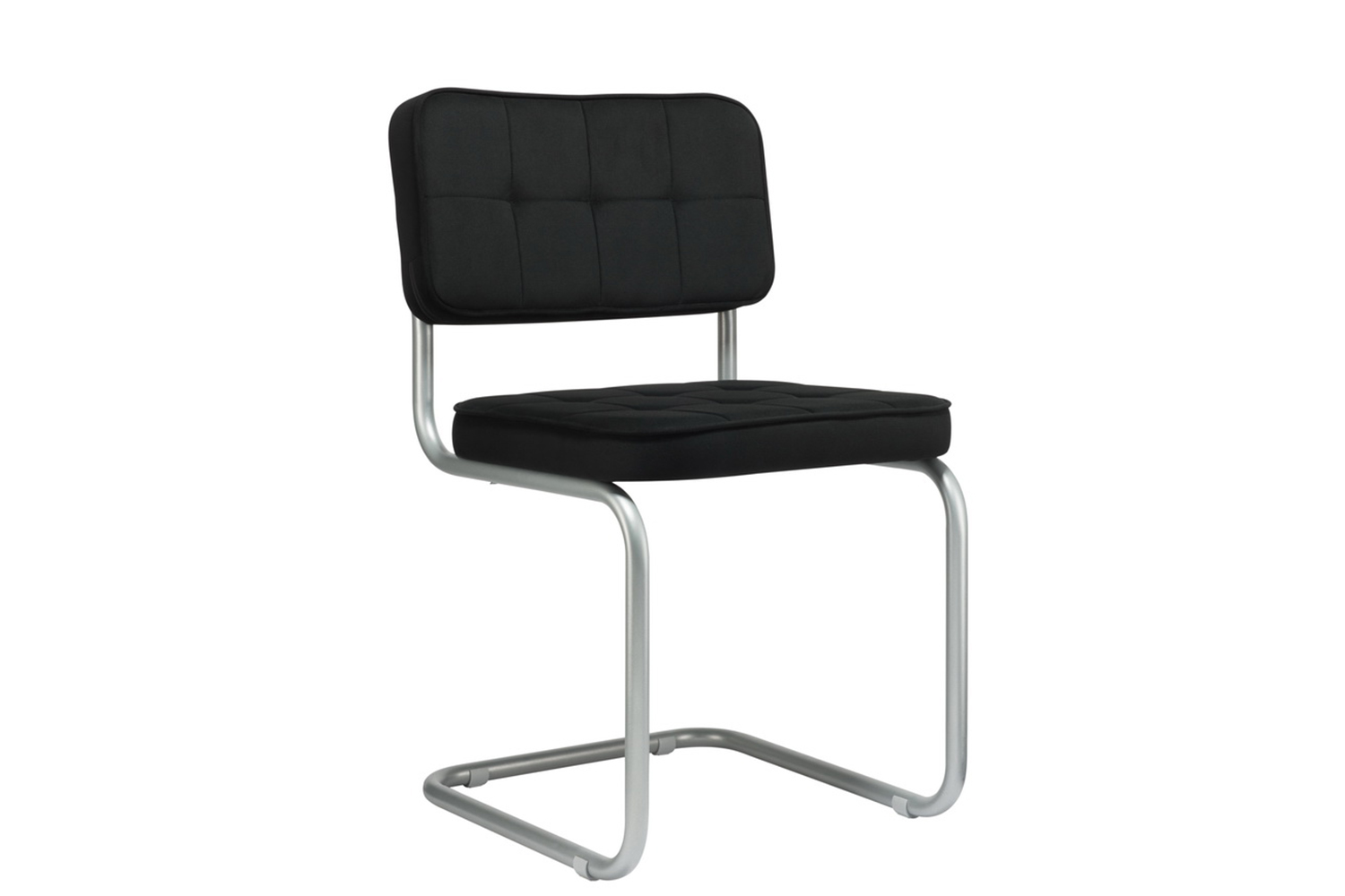 комплект конференц-кресел eco-chair colombo comfort clm-05 чёрный велюр / серый металл фото