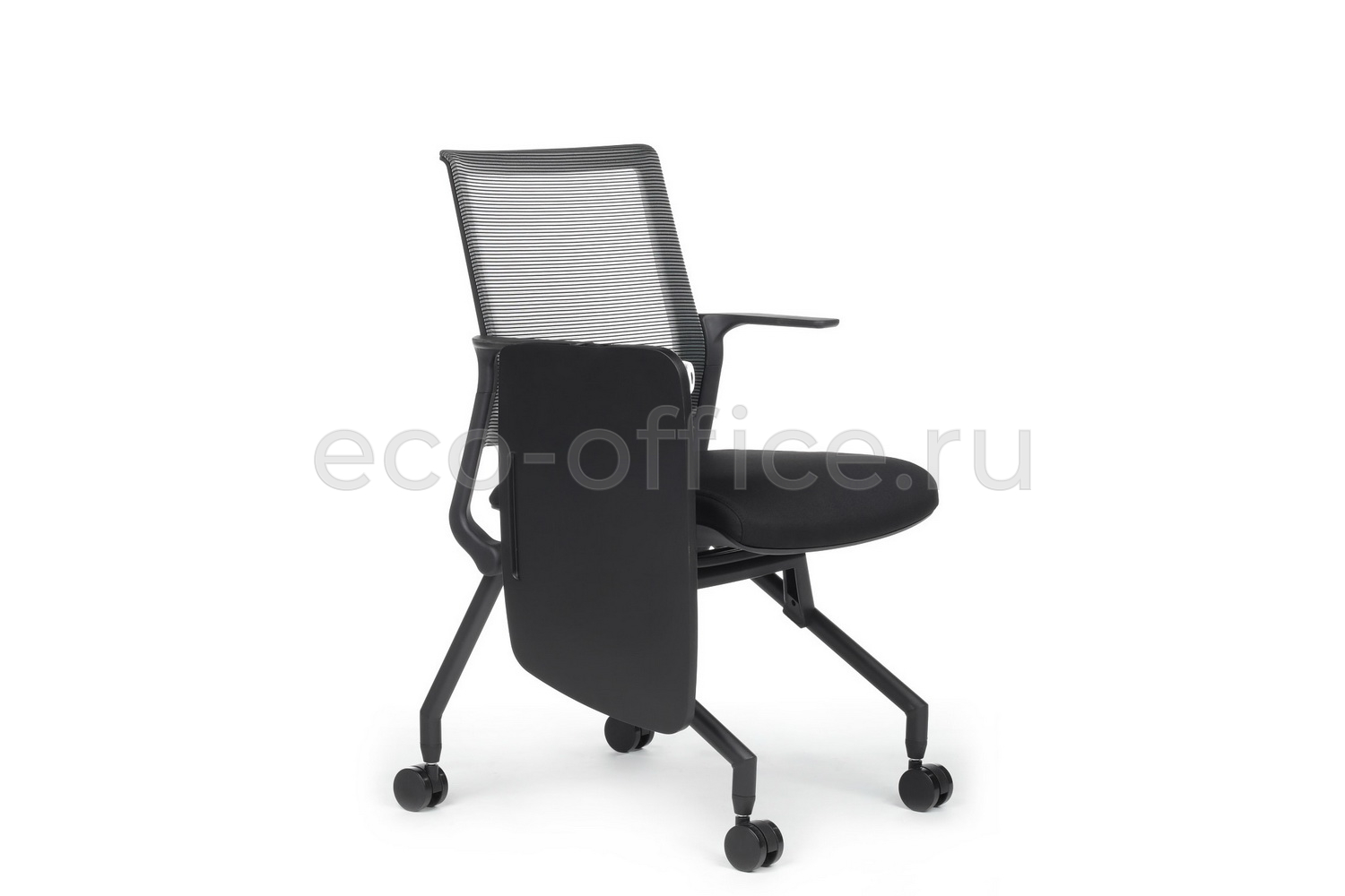 Конференц-кресло складное с пюпитром RV Design MOBY D2002T Чёрная ткань  стоимость