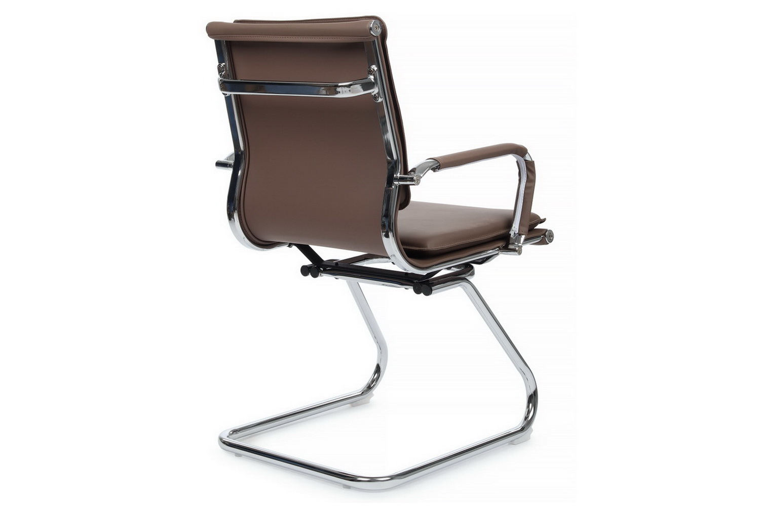конференц-кресло rv chair hugo 6003-3e коричневая экокожа фото