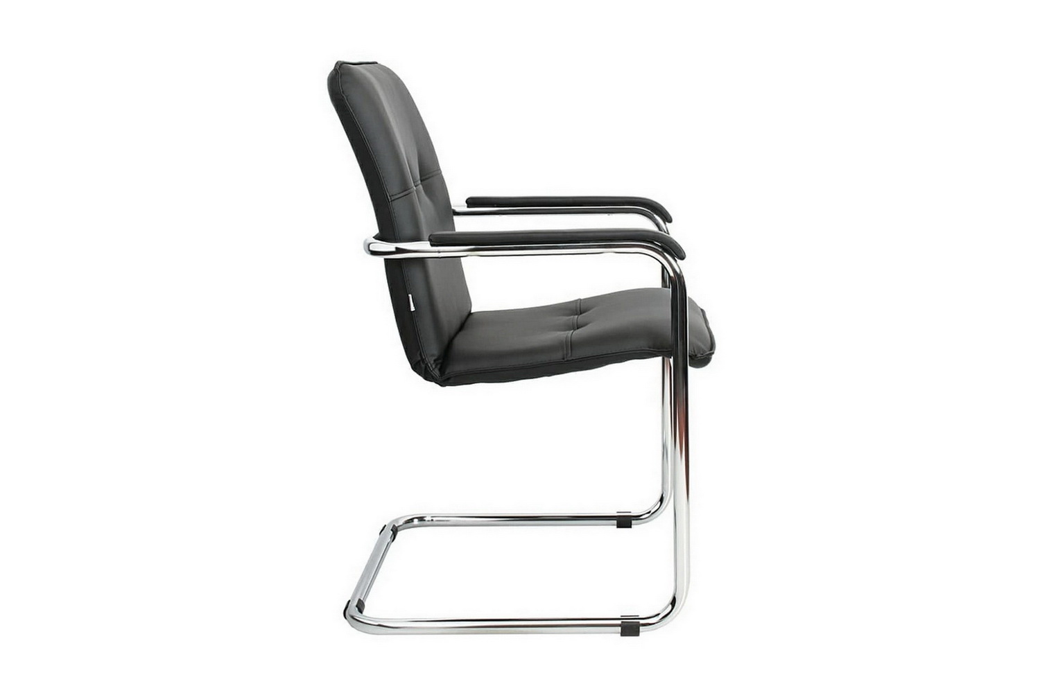 Стул посетителя RUMBA Chrome 450390/V4 Чёрная экокожа  стоимость