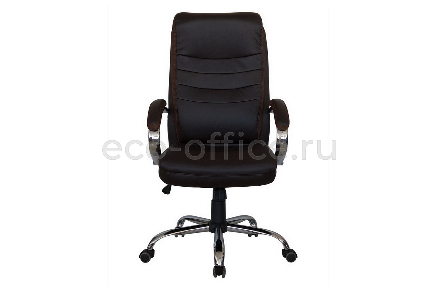 Кресло руководителя RV Chair HOOP 9131 Коричневая экокожа  стоимость