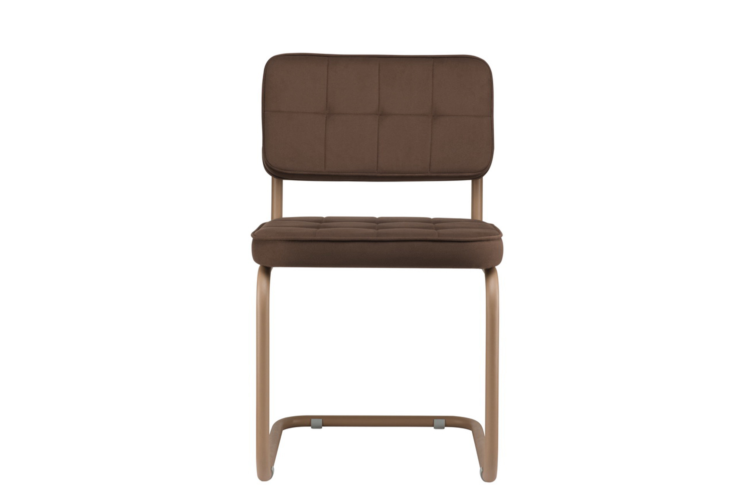 комплект конференц-кресел eco-chair colombo comfort clm-05 коричневый велюр / капучино металл фото