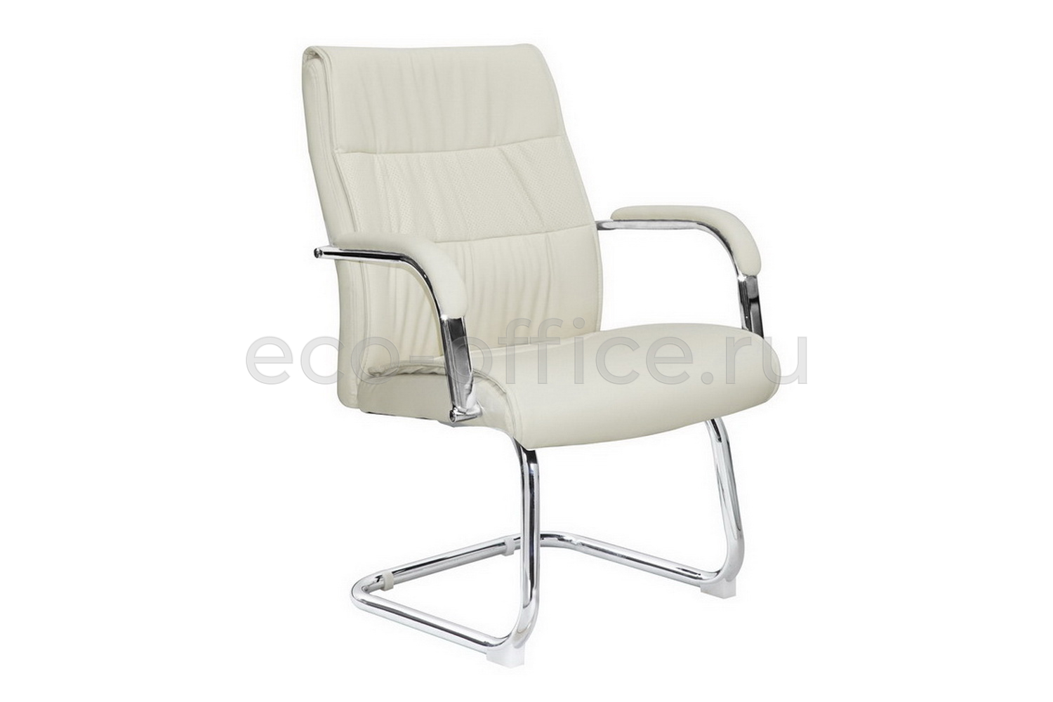 Конференц-кресло RV Chair ATOM 9249-4 Бежевая экокожа  стоимость