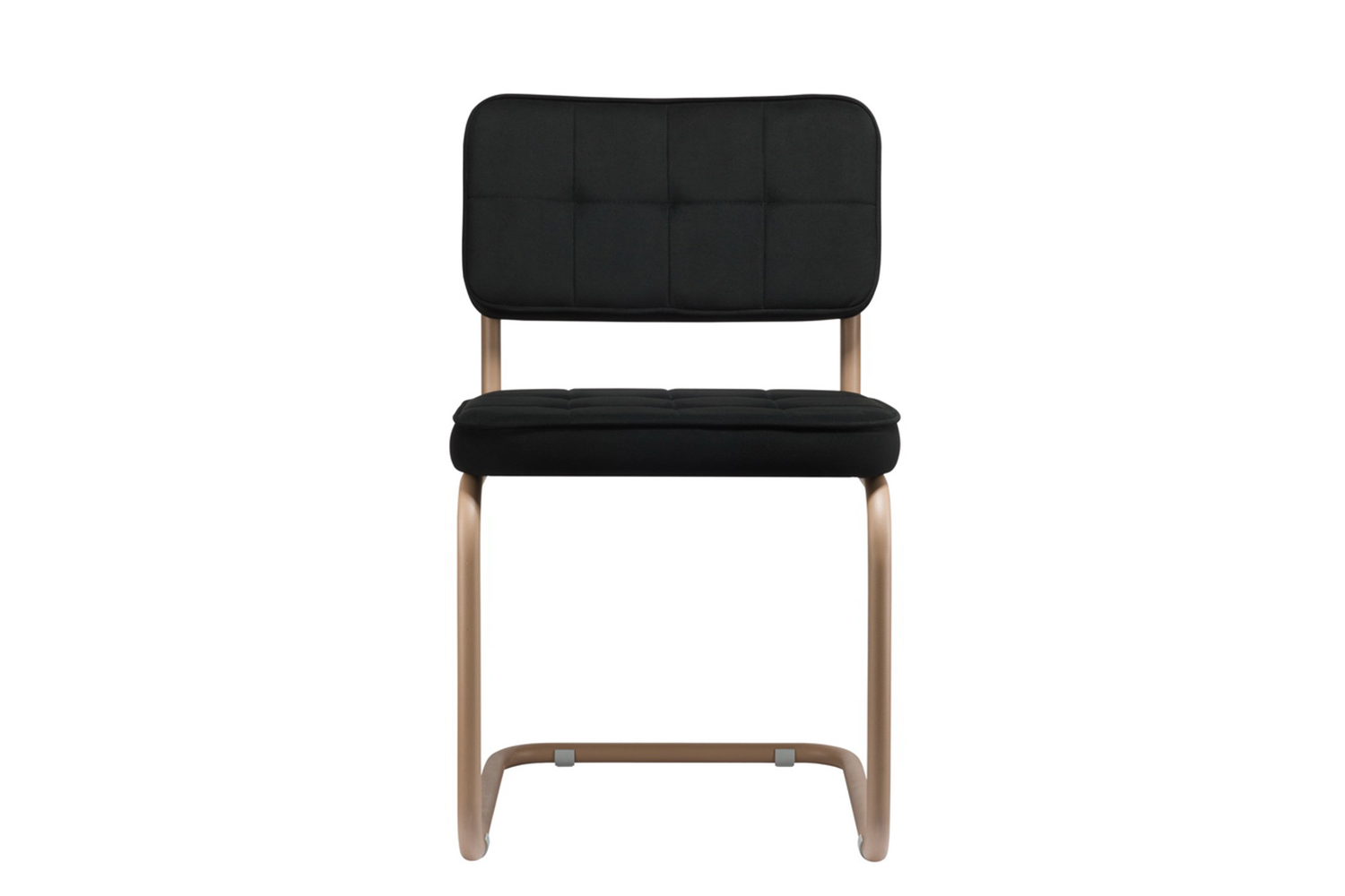 комплект конференц-кресел eco-chair colombo comfort clm-05 чёрный велюр / капучино металл фото