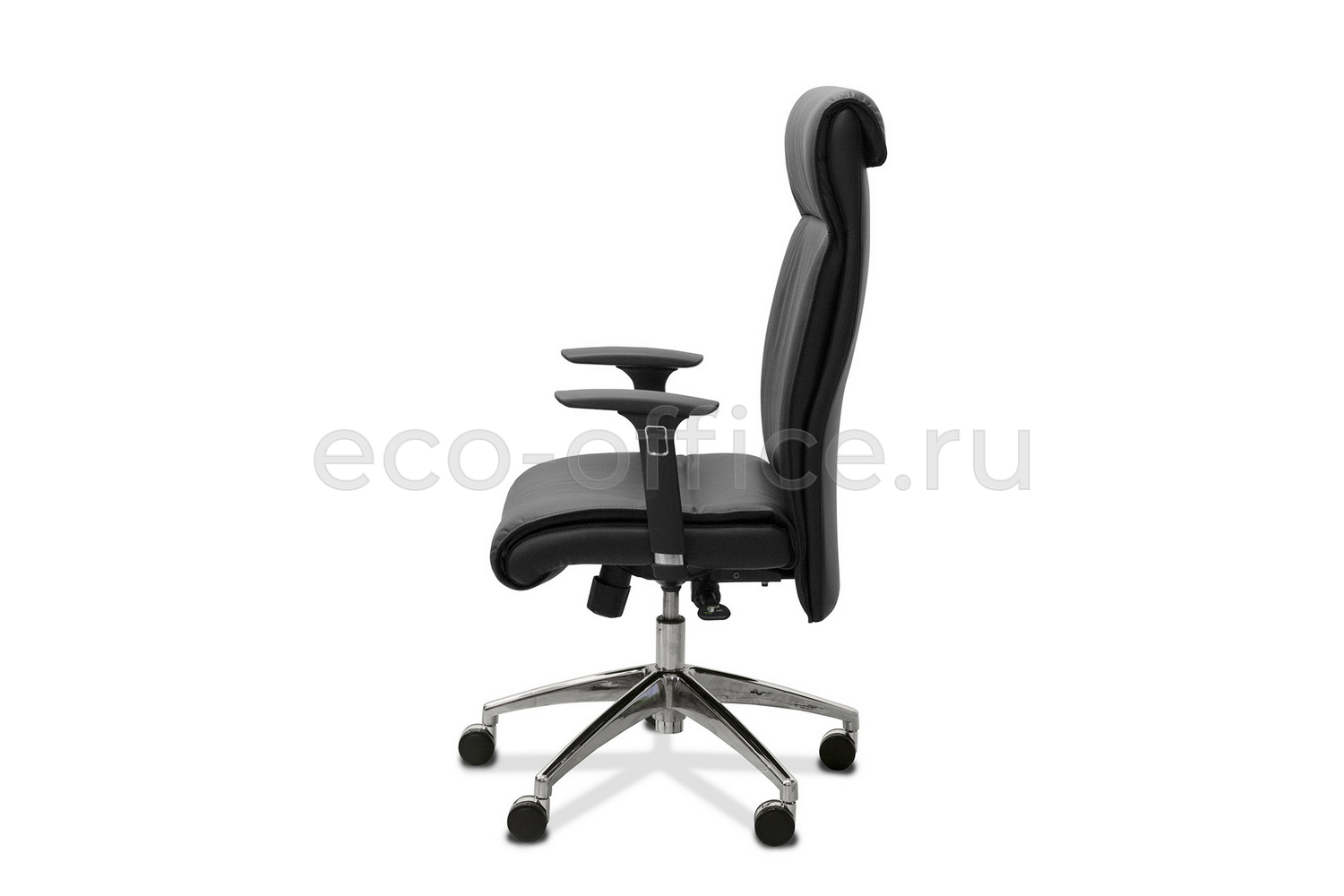 Кресло руководителя DARK с 3D-подлокотниками Черная экокожа  стоимость
