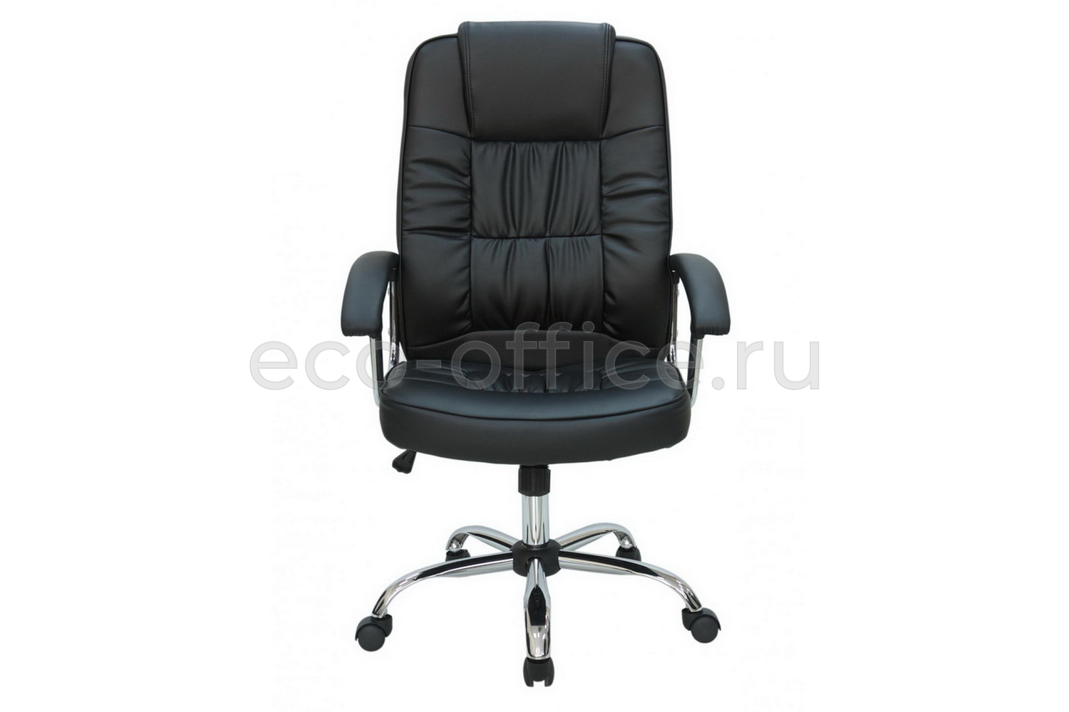 Кресло руководителя RV Chair PRIME 9082-2 Чёрная экокожа  стоимость