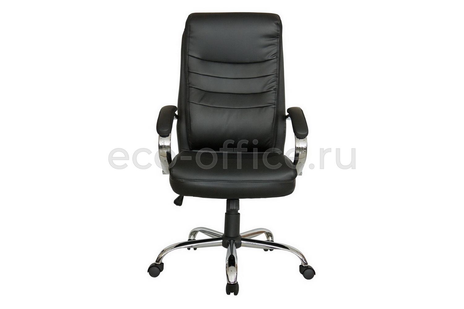 Кресло руководителя RV Chair HOOP 9131 Чёрная экокожа  стоимость