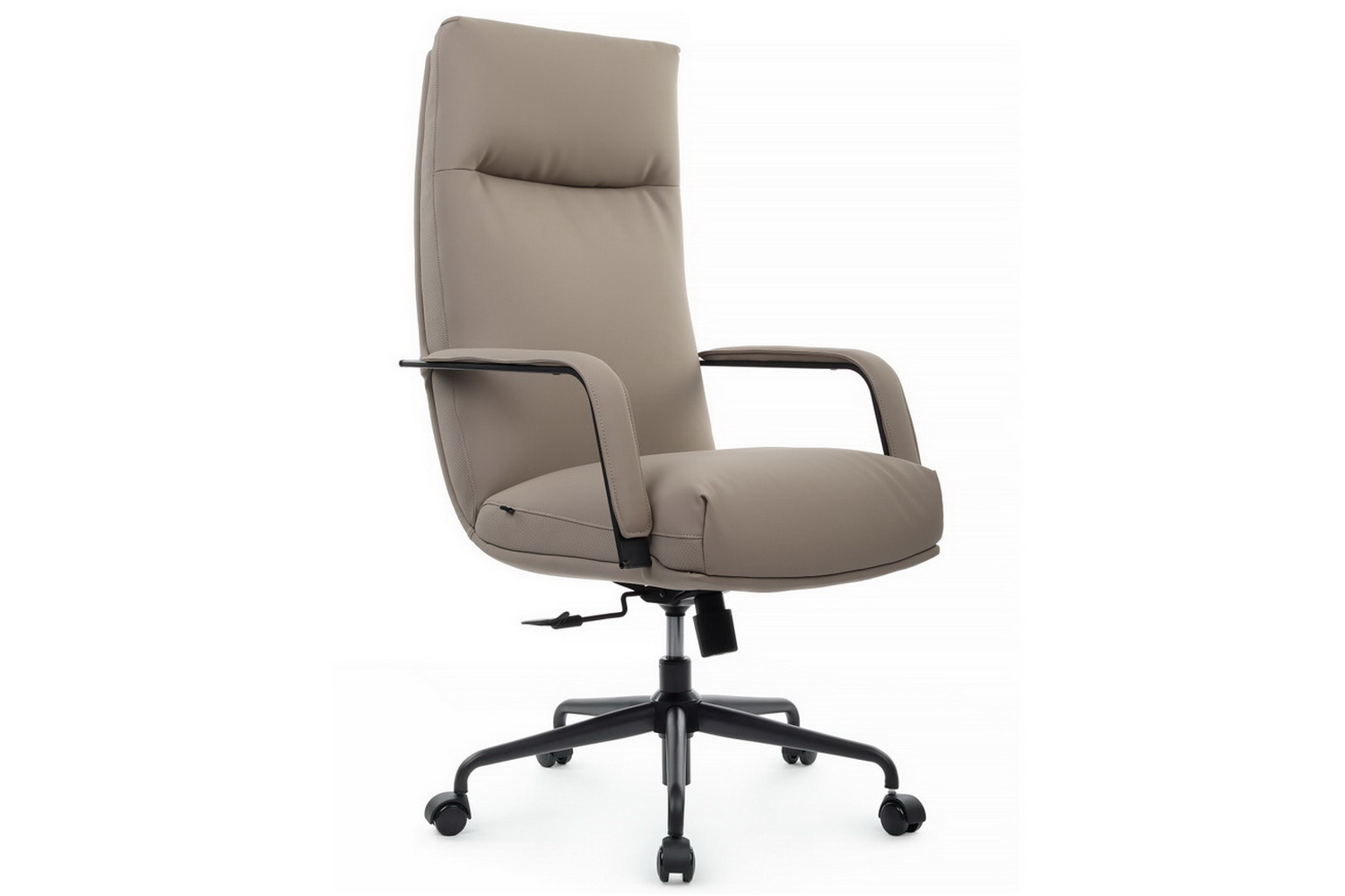 кресло руководителя rv chair otto cm-p001as бежевая экокожа фото
