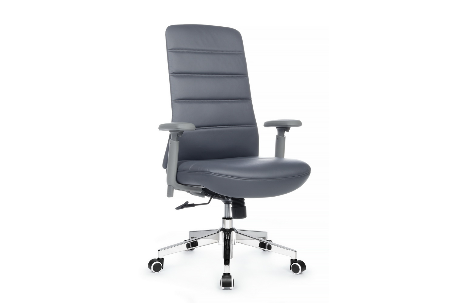 кресло руководителя rv chair sam-m b654-1 синяя экокожа фото