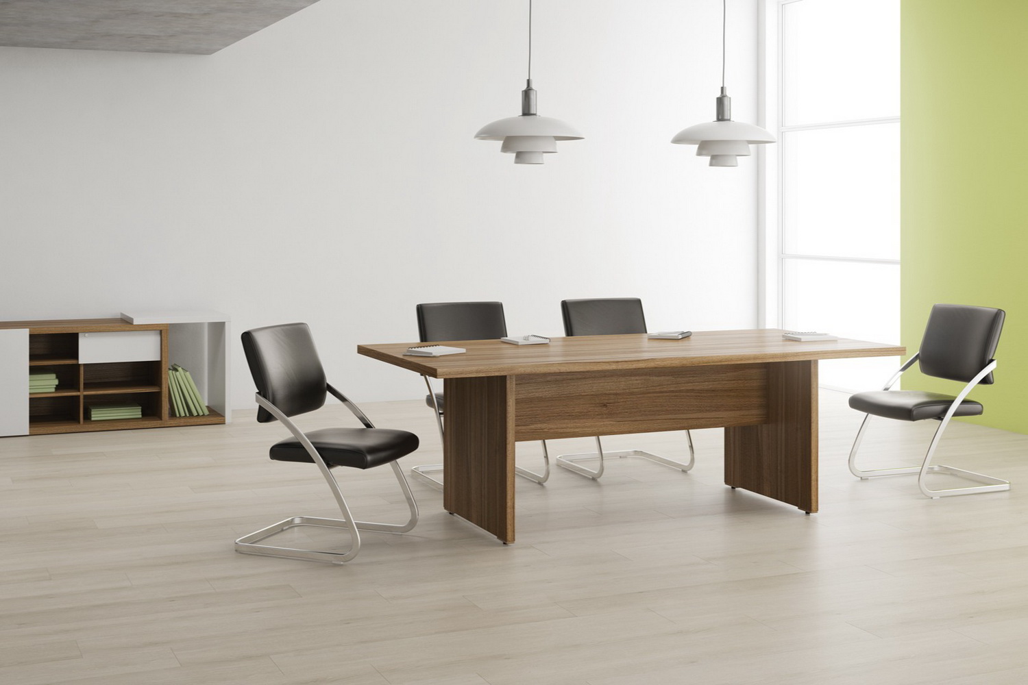 столы для переговоров zion орех селект фото