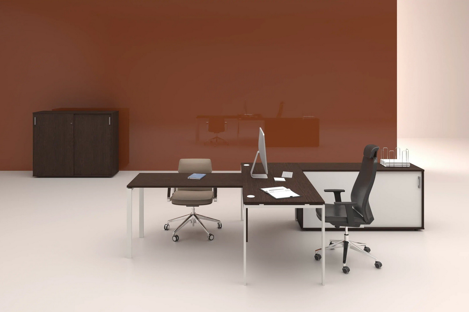 мебель для персонала арго дуб венге фото